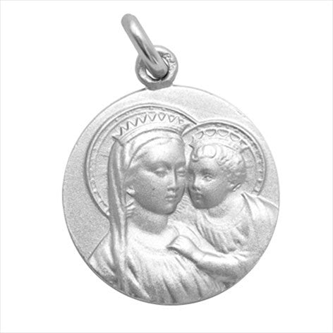 Médaille Argent Vierge Bon Conseil 20 mm